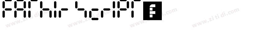 fathir script字体字体转换